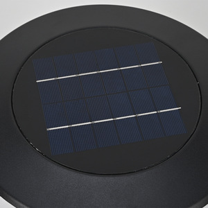 Lampe anti-moustiques solaire Imamoto, étanche, en acier inoxydable noir, pour jardin et pelouse - Product Image 3
