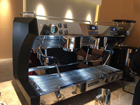 Machine à Café Expresso Professionnelle Commerciale Automatique, Double Groupe 2, Faisant 3 Cafés