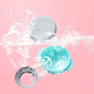 ชามซิลิโคนพลาสติกสำหรับเด็กใส่อาหารไม่มีกลิ่นสำหรับเด็กเข้าไมโครเวฟได้อย่างปลอดภัย - Product Image 4