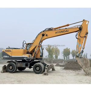 Excavadora de ruedas Hyundai 210W-9 altamente eficiente 90% nueva excelente capacidad operativa Cummins Motor gran oferta Corea Nacional IV - Product Image 1