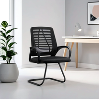 Chaise de bureau ergonomique à dossier haut en maille Silla Chaise de travail inclinable