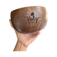 En gros usine écologique 100% naturel grand Jumbo petit Acai noix de coco bols ensemble personnalisé Logo gravé pas cher prix