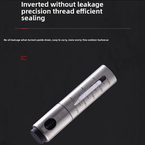 Handy Stainless Steel & <b>Plastic</b> Oil Spray <b>Bottle</b> Push-Type Kitchen Seasoning for Barbecue Herb & Spice Tool - Product Image 3