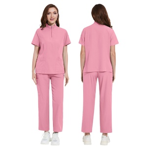 Uniforme de Trabajo Personalizado 42108 con Cuello de Cremallera, Ropa de Trabajo Tipo Polo, Conjunto de Uniforme de Trabajo Personalizado para Hombre, Overoles de Taller - Product Image 2