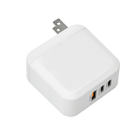 Adaptateurs de chargeur 65W 3 ports rapides pour MacBook Pro Air Galaxy S23 Dell XPS 13 iPhone 14 Pro Samsung Chargeur d'origine
