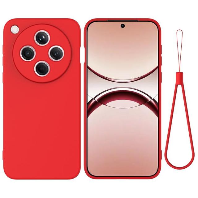 For OPPO Find X8 Pure Color Liquid Silicone Shockproof Phone Case