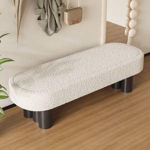 Tabouret à langer confortable en tissu doux, tabouret à langer amovible pour vestiaire, bout <span class=keywords><strong>de</strong></span> <span class=keywords><strong>lit</strong></span>, salon, design moderne - Product Image 2