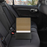 Carpeta Manual de coche de diseño sólido de alta calidad, funda de PVC Folio de cuero PU con bolsa de documentos suave, portatarjetas, botón, productos de archivo