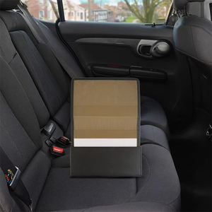 Carpeta Manual de coche de diseño sólido de alta calidad, funda de <span class=keywords><strong>PVC</strong></span> Folio de cuero PU con bolsa de documentos suave, portatarjetas, botón, productos de archivo - Product Image 2