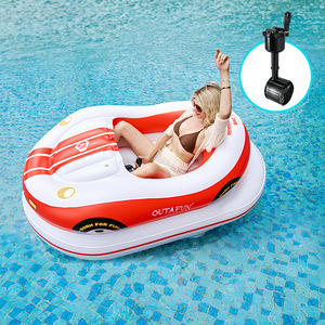 Nouvelle Voiture <span class=keywords><strong>Gonflable</strong></span> Électrique en PVC avec Hélice Aquatique, Jouet Bateau Flottant 1 Ensemble pour Lacs et Piscines - Product Image 5