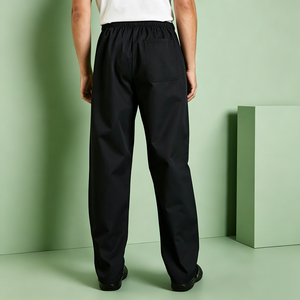 <span class=keywords><strong>Pantalon</strong></span> <span class=keywords><strong>de</strong></span> Chef Unisexe en Gros, Uniformes <span class=keywords><strong>de</strong></span> Chef pour Hôtels et Restaurants, <span class=keywords><strong>Pantalon</strong></span> <span class=keywords><strong>de</strong></span> Chef Noir Multi-Poches avec Fonctionnalités Pratiques - Product Image 4