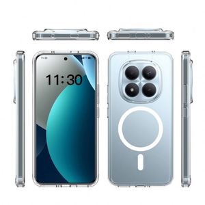 เคสโทรศัพท์ใส TPU ป้องกันรอยนิ้วมือ ป้องกันคราบสกปรก สัมผัสนุ่มดุจผ้าไหม แม่เหล็กดูดติด ป้องกันแรงกระแทก - Product Image 5