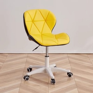 เก้าอี้ตัดผม/ทำงาน/สำนักงาน/ร้านเสริมสวย ปรับระดับได้ ทันสมัย สีสันสดใส โครงโลหะหุ้มหนัง หมุนได้ - Product Image 6