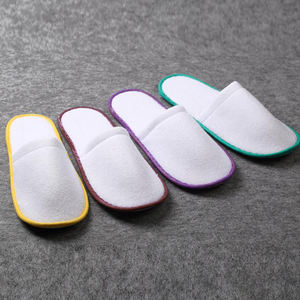 Logo personnalisé confortable EVA bout ouvert semelle épaisse anti-odeur antidérapant caractéristique doux intérieur hôtel maison pantoufles - Product Image 2