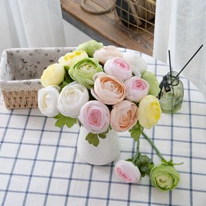 Bouquet de roses artificielles Xiyan Lulian Zhongzhi, branche unique, en tissu tressé, pour la Saint-Valentin, décoration d'intérieur - Product Image 1