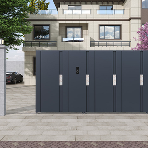 Puertas Corredizas de Aluminio <span class=keywords><strong>Inteligentes</strong></span> de Alta Calidad para Patio de Villa, Estilo Moderno, Apertura Automática para Entrada de Apartamento u Hotel - Product Image 2