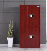 Armoire de sécurité moderne grande capacité, 2 tiroirs, construction en acier laminé à froid, serrure à code, durable, usage commercial, stockage de documents