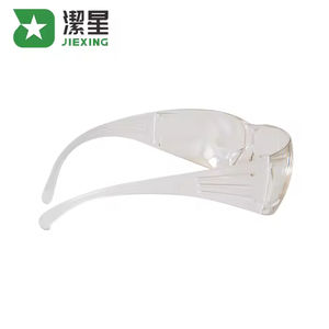 نظارات السلامة الصناعية المقاومة للصدمات بمعيار ANSI Z87 بعدسات شفافة مقاومة للمواد الكيميائية ومعتمدة CE EN166 ومقاومة للخدش - Product Image 5