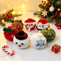 Boîte Mystère de Jouets Squishy Bonhomme de Neige en Peluche – Anti-Stress et Fidget Toy pour Noël, Fêtes et Cadeaux