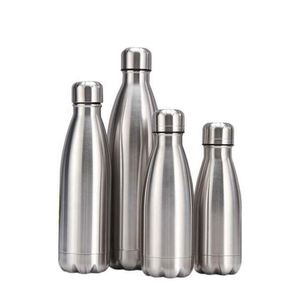 Bouteille d'eau isotherme à double paroi en acier inoxydable écologique, très vendue, performance thermique 12-24 heures, logo personnalisé - Product Image 1