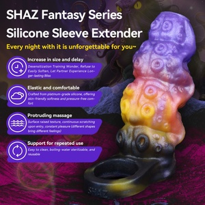SHAZ Funda para Pene de 5 Pulgadas con Extremo Abierto, Funda Hueca con Forma de Tentáculo, Anillo para Pene, Juguetes Sexuales para Estimulación y Mejora del Pene - Product Image 2