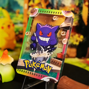 Vente en gros : Mini briques <span class=keywords><strong>de</strong></span> sable mouvant en acrylique cristallin Pokémon populaires, accessoires lenticulaires Game Boy, jeux <span class=keywords><strong>de</strong></span> cartes avec cadre artistique étendu - Product Image 1