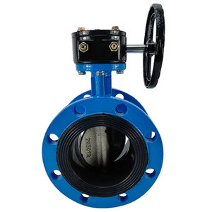 Turbine Flange Butterfly Valve Dn150 Manual Cast Steel Ball Malleable Iron Body Soft <b>Seal</b> Control DN80100 Mainland China - Product Image 1