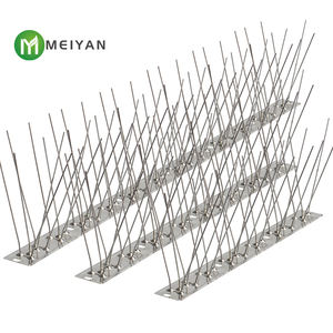 Punte per uccelli in acciaio inossidabile punte per piccioni pesanti per recinzione tetto facile installazione punte Anti appoggi - Product Image 1