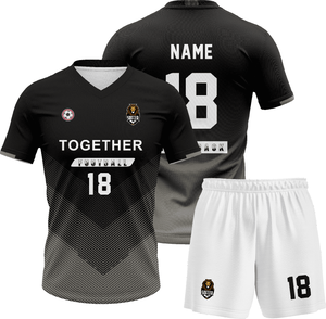 Divisa da Calcio Personalizzata con Sublimazione, Comoda e ad Asciugatura Rapida, Stampa Digitale di Alta Qualità, Kit Calcio Semplice - Product Image 2