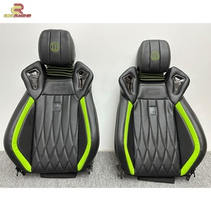 Asientos de Cuero de 2 Piezas Estilo B, Color Verde Personalizado AU-916 para Mercedes Benz Clase G W464 G500 AMG G63 G550 2019-2024 - Product Image 1