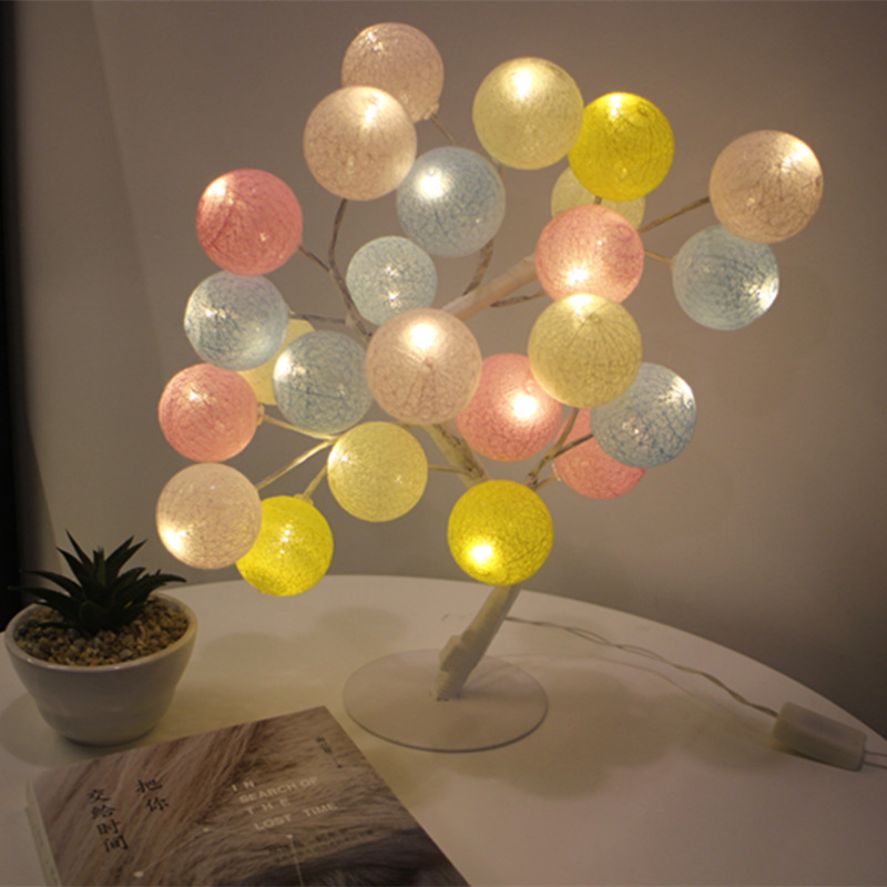 christmas decoration usb flower tree night light cherry blossom rose tree luxury ornaments led christmas light