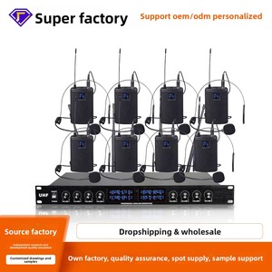 ไมโครโฟนไร้สาย UHF สำหรับการประชุม XTUGA <span class=keywords><strong>YT8</strong></span> พร้อมไมโครโฟนแบบคอห่านรูปหัวใจ ไมโครโฟนแบบมือถือ ไมโครโฟนแบบคาดเอว และไมโครโฟนแบบหนีบปกเสื้อ - Product Image 4