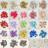 Ensemble de 20 boules brillantes en imitation perles de 2-4 cm pour la décoration de gâteaux pour toutes les occasions
