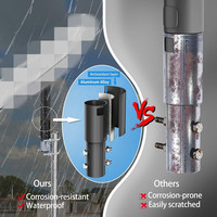 Adaptateur de tuyau pour montage sur poteau, kit de montage en alliage pour antenne parabolique Starlink, mât de satellite avec pince en U, prix de gros