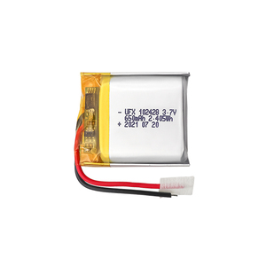 Trung Quốc Li-Polymer di động nhà máy cung cấp lớn Li-ion pin ufx102428 650mAh 3.7V Li-ion pin gói - Product Image 6