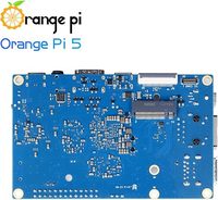 AISmartlink Waveshare Orange Pi 5 Rockchip RK3588S 8 Core 64 Bit Single Board, Frekuensi 2.4GHz Sistem Operasi Orange Pi Open Source