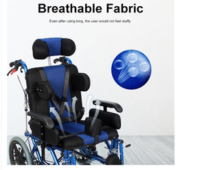 <span class=keywords><strong>Silla</strong></span> <span class=keywords><strong>de</strong></span> <span class=keywords><strong>Ruedas</strong></span> Manual <span class=keywords><strong>de</strong></span> Aluminio BESCO BES-WL958L, Reclinable, <span class=keywords><strong>para</strong></span> Parálisis <span class=keywords><strong>Cerebral</strong></span>, <span class=keywords><strong>Ruedas</strong></span> <span class=keywords><strong>para</strong></span> Personas Discapacitadas, 100 kg, CE - Product Image 2