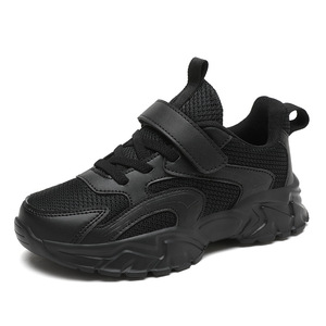 Chaussures de sport pour enfants, tige synthétique blanche, doublure en mesh, semelle extérieure en caoutchouc, semelle intermédiaire en EVA, légères, pour garçons et filles, usage quotidien - Product Image 5