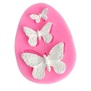 Butterfly Silicone Mold Pink Fondant Cake Decoration Mold For DIY Cake Baking Tools Chocolate Epoxy Resin Mold - Product Image 2