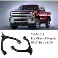 Kit de bras de suspension supérieurs avant pour Chevy Silverado GMC Sierra 1500 2007-2018, rehausse de 2 à 4 pouces