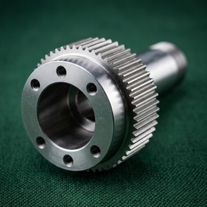 Usinage CNC moleté sur la surface essieu de roue avant anodisé argent fabriqué en chine - Product Image 3