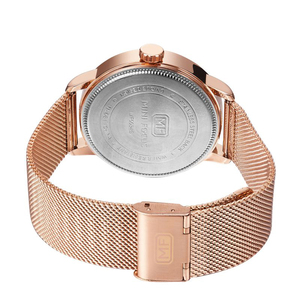 Relojes Hombre Mini Focus MF0034G orologi minimalisti <span class=keywords><strong>in</strong></span> oro rosa orologio al quarzo semplice personalizzato <span class=keywords><strong>in</strong></span> acciaio inossidabile a rete - Product Image 3