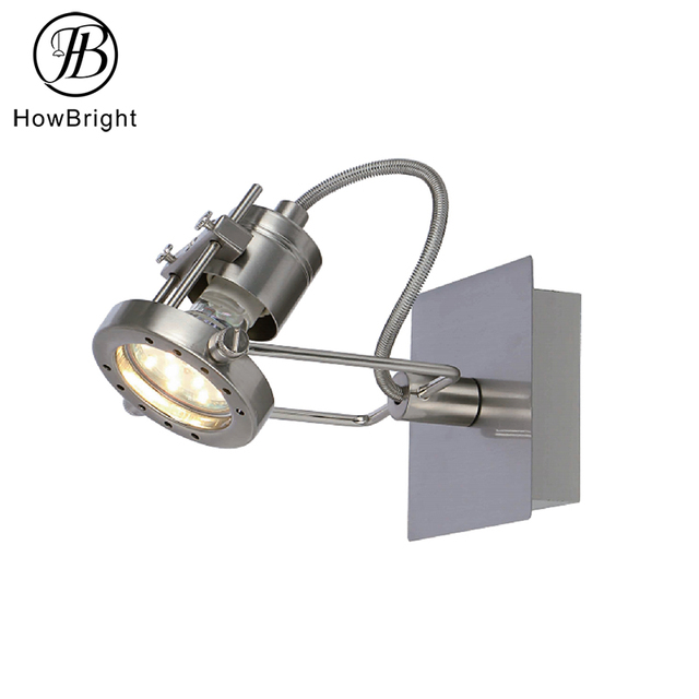 How Bright Factory Price 5w Ceiling Light Indoor Wall Lamp  Metal Lights Ceiling 1/2/3/4/6Heads GU10 Spotlight for Living Room