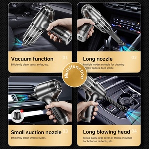 Portable Car Vacuum <strong>Cleaner</strong> 3 in 1 Rechargeable 4000mah 12000Pa 120W Filter Cordless Brushless <strong>Vaccum</strong> Air Ship Pump Dust <strong>Cleaner</strong> - Product Image 5