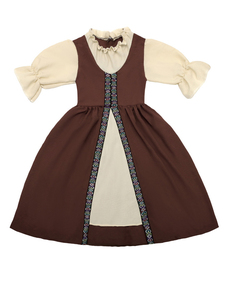 <span class=keywords><strong>Costume</strong></span> de fête d'Halloween Carnaval Robe de fille et de garçon <span class=keywords><strong>Costume</strong></span> de la Renaissance Européenne Médiévale Rétro Vêtements de fête Spectacle de scène Costumes - Product Image 4