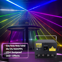 Luz Láser Blanca de Alta Calidad de 35Kpps para Bodas y Bailes, Mini Láser de 5W para Escenarios, DJ y DMX