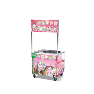 <span class=keywords><strong>Machine</strong></span> de <span class=keywords><strong>barbe</strong></span> <span class=keywords><strong>à</strong></span> <span class=keywords><strong>papa</strong></span> et pop-corn automatique commerciale bon marché avec chariot - Product Image 2