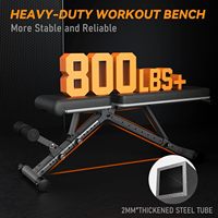 Banc de musculation pliable et réglable OEM, équipement de musculation en métal à usage domestique pour l'entraînement