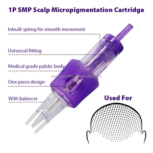 Agujas de Cartucho Desechables 1R PMU para Cejas y Cuero Cabelludo, para Maquillaje Semipermanente y Tatuajes - Product Image 2
