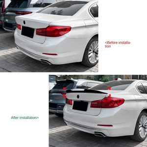 สปอยเลอร์หลังแบบชั้นเดียว ABS สำหรับรถยนต์ BMW ซีรีส์ 5 G30 ปี 2018-2023 พร้อมเทปกาวติดตั้ง สำหรับชุดแต่งภายนอก PSM รุ่น ZST-1220 แบบชั้นเดียว 5 - Product Image 2